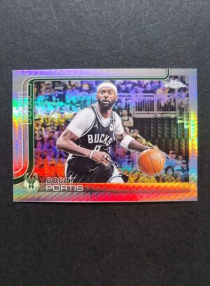 2025-26 Topps Chrome Bobby Portis #124 Hyper Prism Refractor