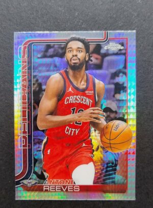 2025-26 Topps Chrome Antonio Reeves #108 Hyper Prism Refractor