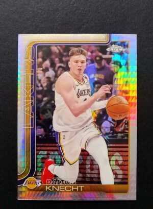 2025-26 Topps Chrome Dalton Knecht #130 Hyper Prism Refractor