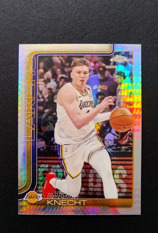 2025-26 Topps Chrome Dalton Knecht #130 Hyper Prism Refractor