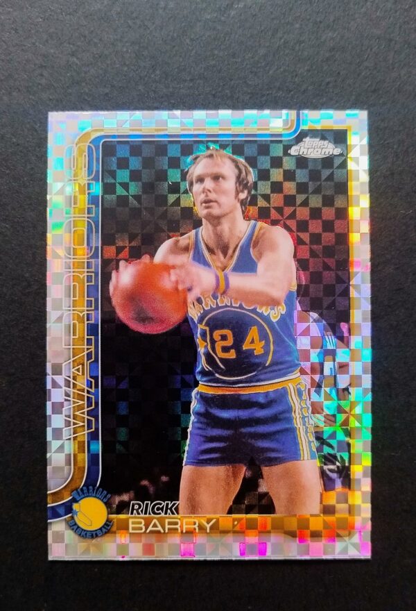 2025-26 Topps Chrome Rick Barry #249 Xfractor