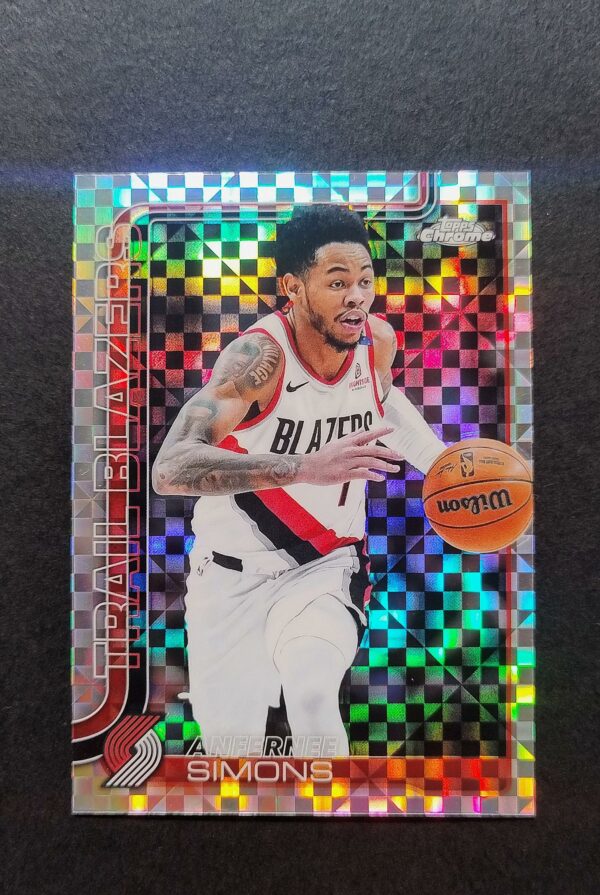 2025-26 Topps Chrome Anfernee Simons #122 Xfractor
