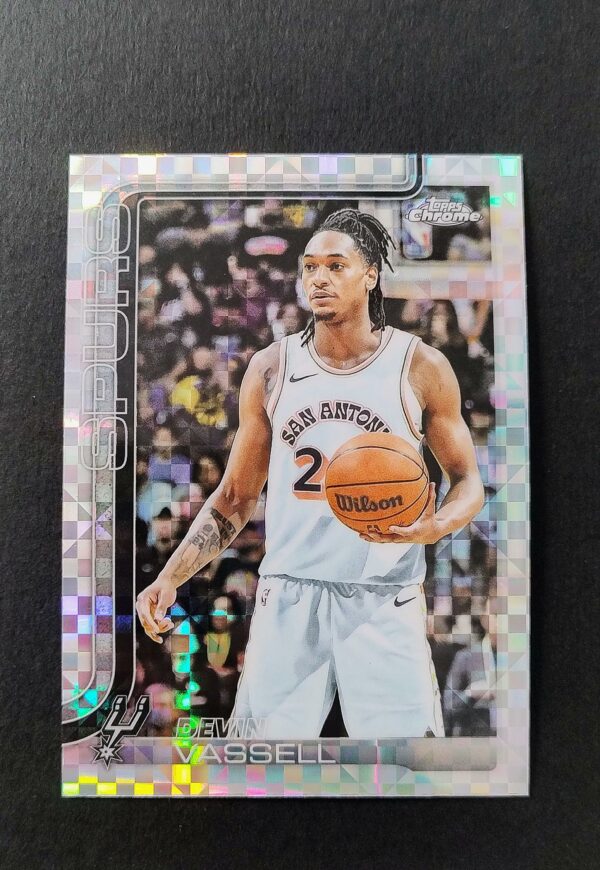 2025-26 Topps Chrome Devin Vassell #202 Xfractor