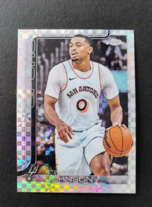 2025-26 Topps Chrome Keldon Johnson #220 Xfractor