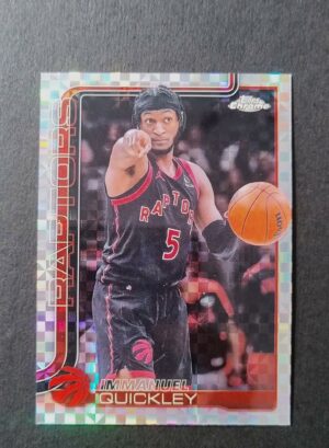 2025-26 Topps Chrome Immanuel Quickley #212 Xfractor