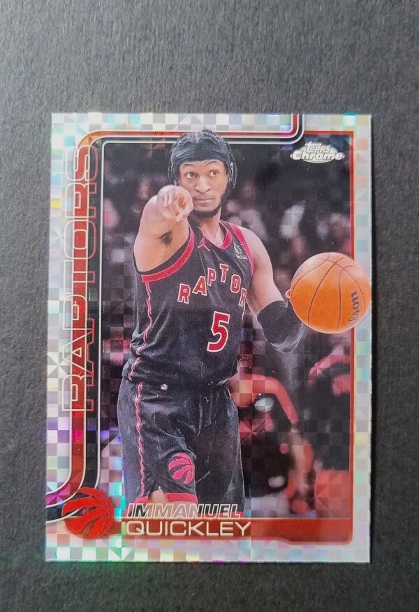 2025-26 Topps Chrome Immanuel Quickley #212 Xfractor