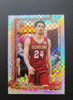 2025-26 Topps Chrome Tyrese Proctor #300 Xfractor RC