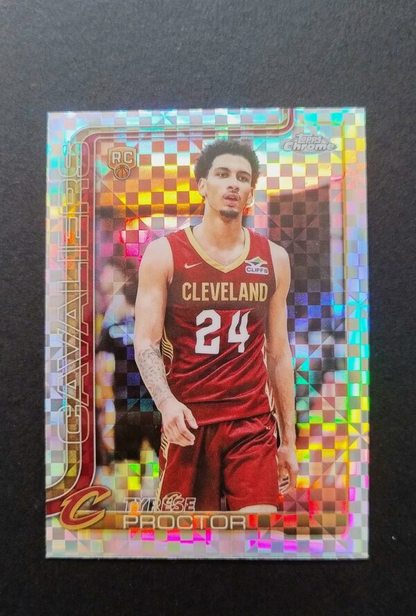 2025-26 Topps Chrome Tyrese Proctor #300 Xfractor RC