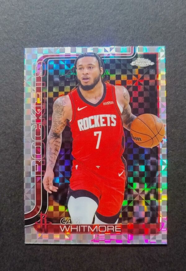 2025-26 Topps Chrome Cam Whitmore #86 Xfractor