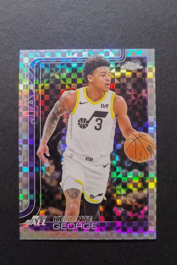 2025-26 Topps Chrome Keyonte George #235 Xfractor