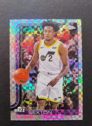 2025-26 Topps Chrome Collin Sexton #210 Xfractor