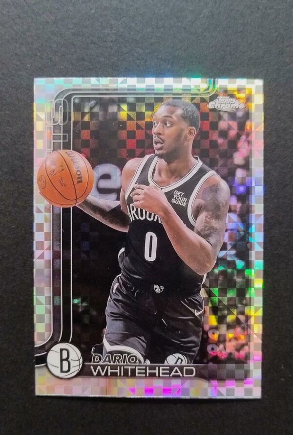 2025-26 Topps Chrome Dariq Whitehead #91 Xfractor