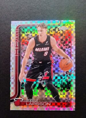 2025-26 Topps Chrome Pelle Larsson #189 Xfractor