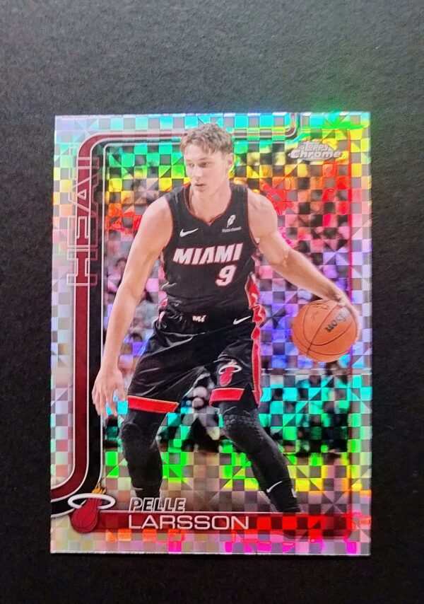 2025-26 Topps Chrome Pelle Larsson #189 Xfractor