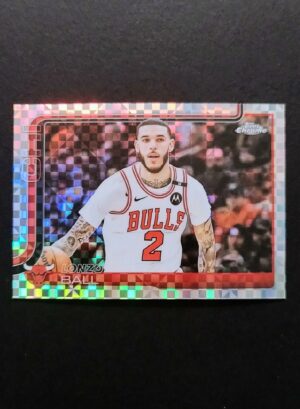 2025-26 Topps Chrome Lonzo Ball #38 Xfractor