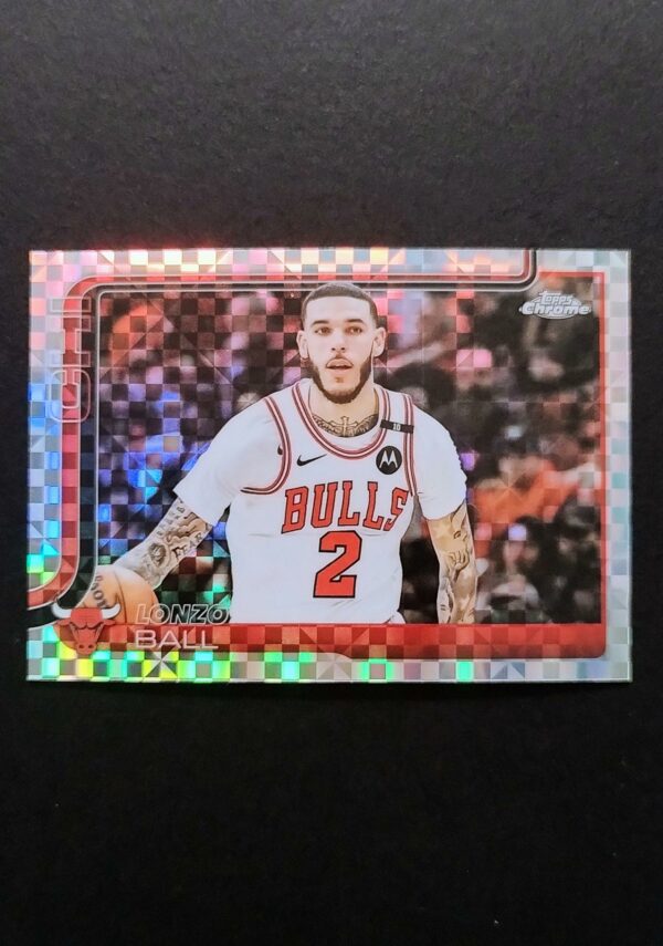 2025-26 Topps Chrome Lonzo Ball #38 Xfractor