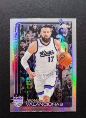 2025-26 Topps Chrome Jonas Valanciunas #206 Hyper Prism Refractor