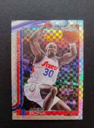 2025-26 Topps Chrome Adem Bona #183 Xfractor