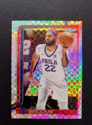2025-26 Topps Chrome Johni Broome #285 Xfractor RC