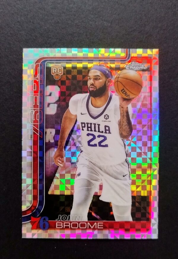2025-26 Topps Chrome Johni Broome #285 Xfractor RC