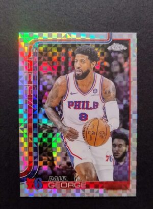2025-26 Topps Chrome Paul George #171 Xfractor