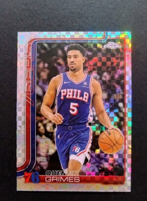 2025-26 Topps Chrome Quentin Grimes #197 Xfractor