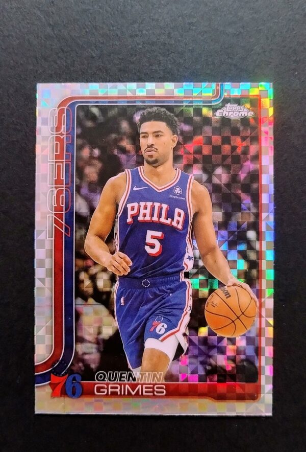 2025-26 Topps Chrome Quentin Grimes #197 Xfractor