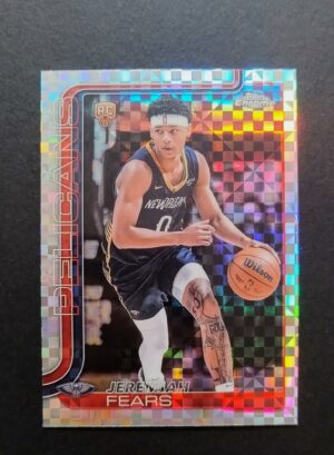 2025-26 Topps Chrome Jeremiah Fears #257 Xfractor RC