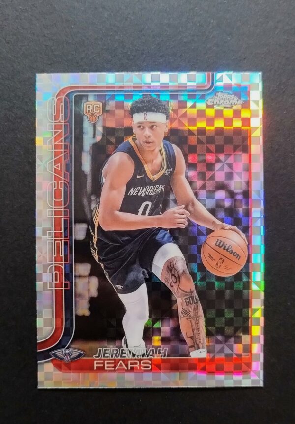 2025-26 Topps Chrome Jeremiah Fears #257 Xfractor RC