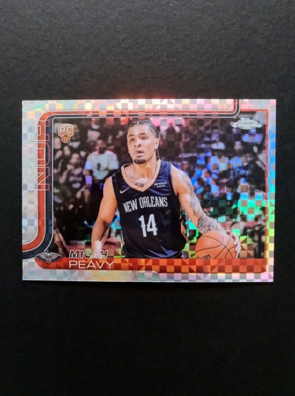 2025-26 Topps Chrome Micah Peavy #291 Xfractor RC