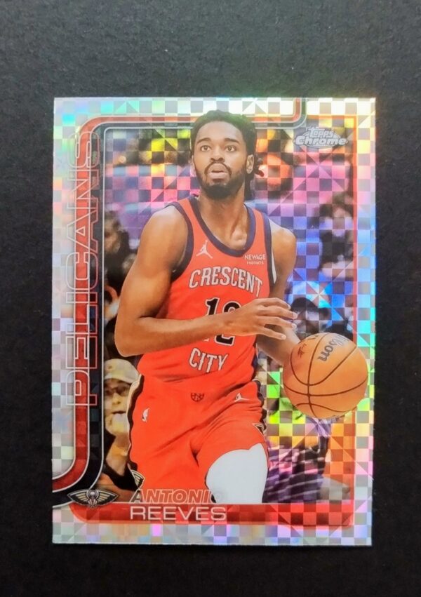 2025-26 Topps Chrome Antonio Reeves #108 Xfractor