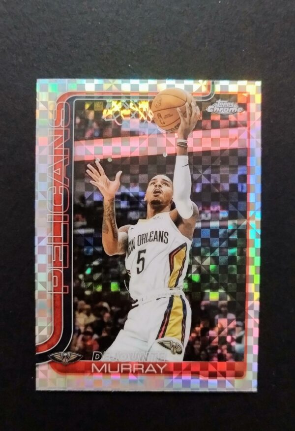 2025-26 Topps Chrome Dejounte Murray #186 Xfractor