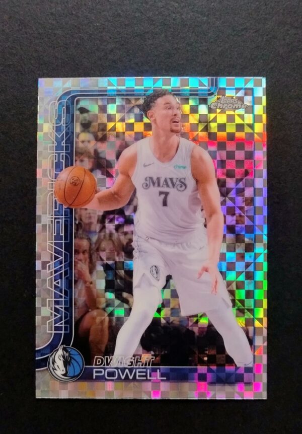 2025-26 Topps Chrome Dwight Powell #223 Xfractor