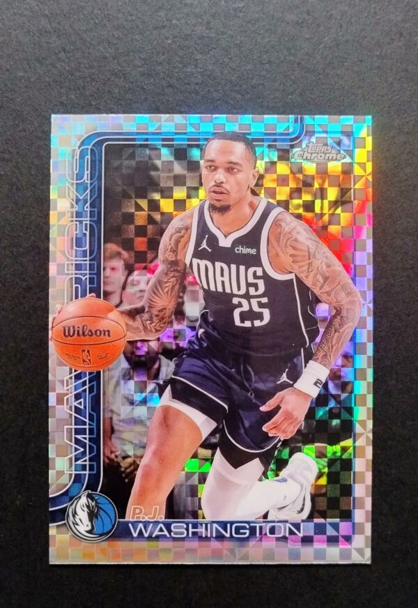 2025-26 Topps Chrome PJ Washington #19 Xfractor