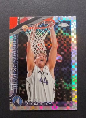 2025-26 Topps Chrome Rocco Zikarsky #296 Xfractor RC