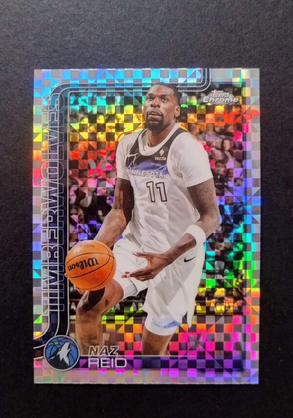 2025-26 Topps Chrome Naz Reid #156 Xfractor