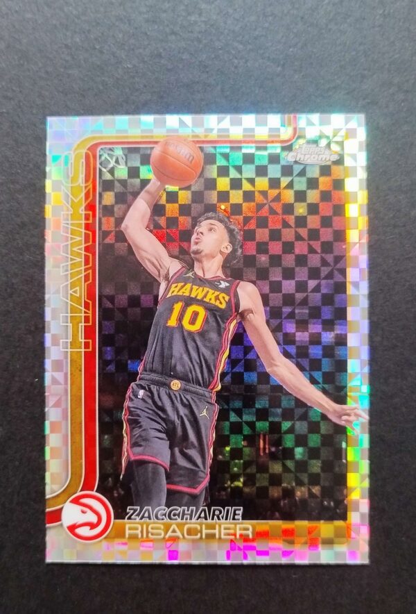 2025-26 Topps Chrome Zaccharie Risacher #2 Xfractor