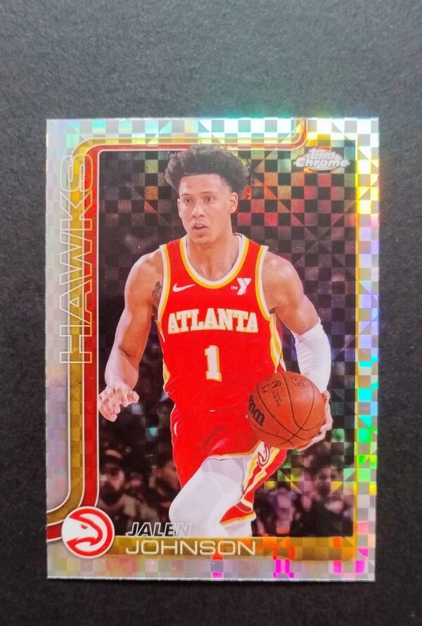 2025-26 Topps Chrome Jalen Johnson #56 Xfractor