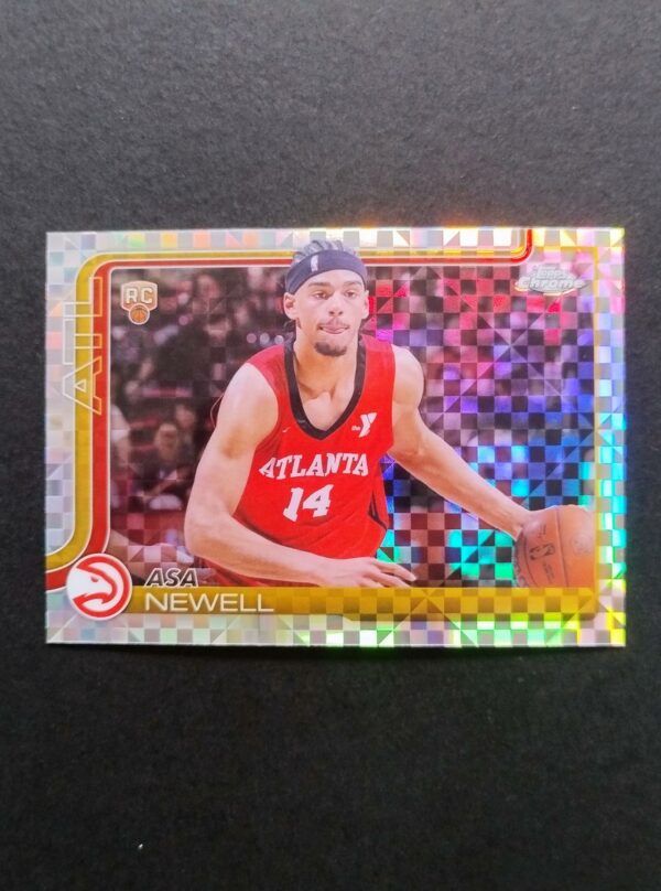 2025-26 Topps Chrome Asa Newell #273 Xfractor RC