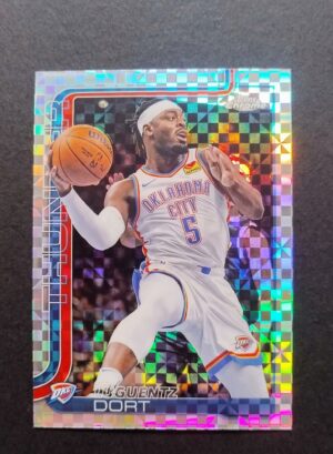 2025-26 Topps Chrome Luguentz Dort #177 Xfractor