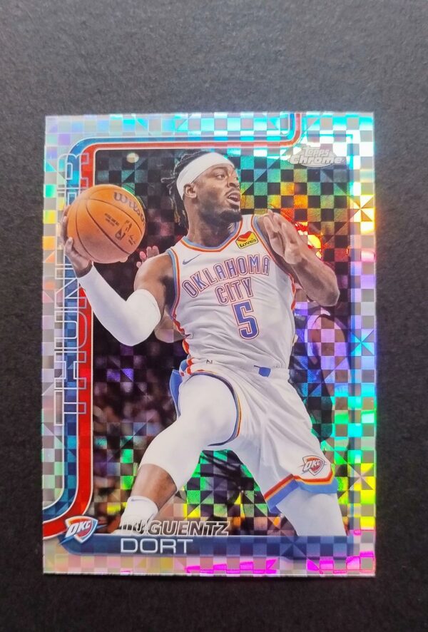 2025-26 Topps Chrome Luguentz Dort #177 Xfractor