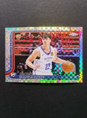 2025-26 Topps Chrome Brooks Barnhizer #295 Xfractor RC