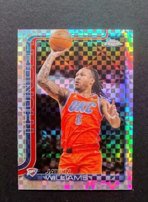 2025-26 Topps Chrome Jaylin Williams #105 Xfractor