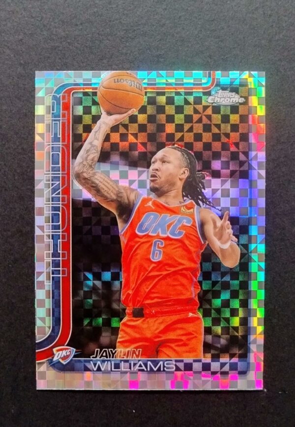 2025-26 Topps Chrome Jaylin Williams #105 Xfractor
