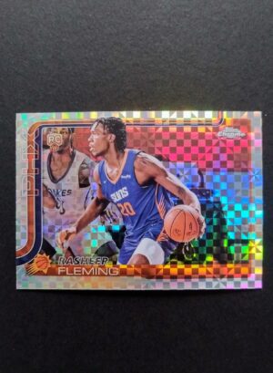 2025-26 Topps Chrome Rasheer Fleming #281 Xfractor RC