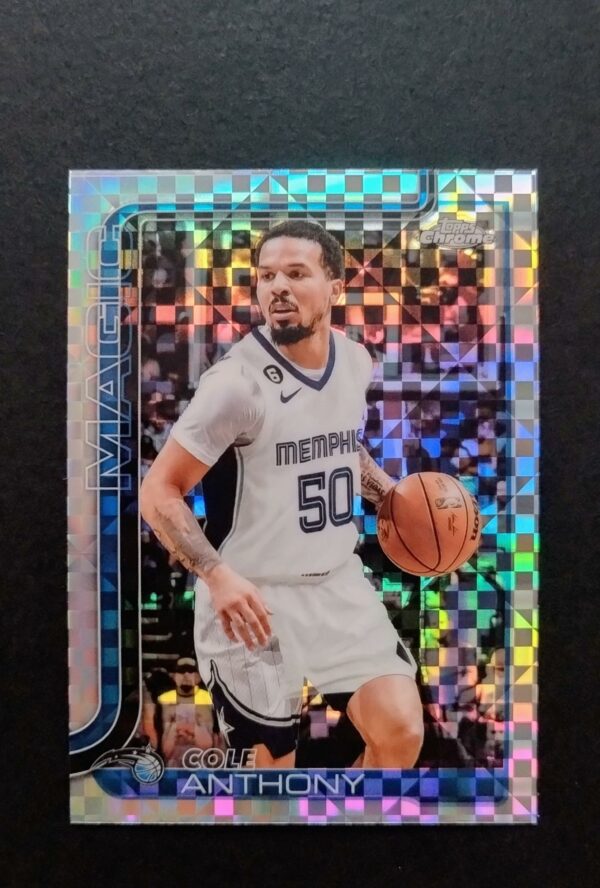 2025-26 Topps Chrome Cole Anthony #175 Xfractor